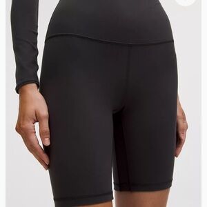 Lululemon Align HR Short 8" Black Bike Shorts
